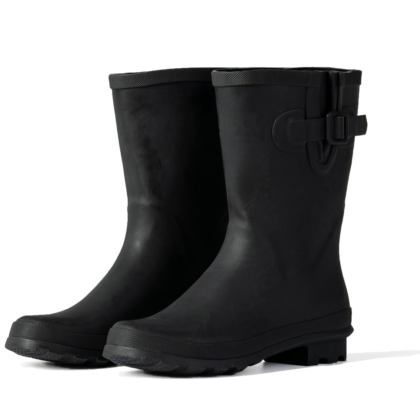 Sanfeng Black Mid Rainboots